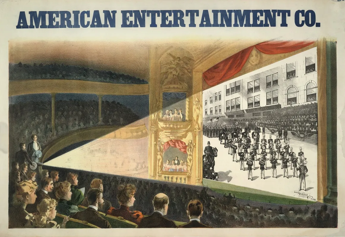 American Entertainment Co Wall Art by Donaldson Lith. Co - High-Resolution Digital Print