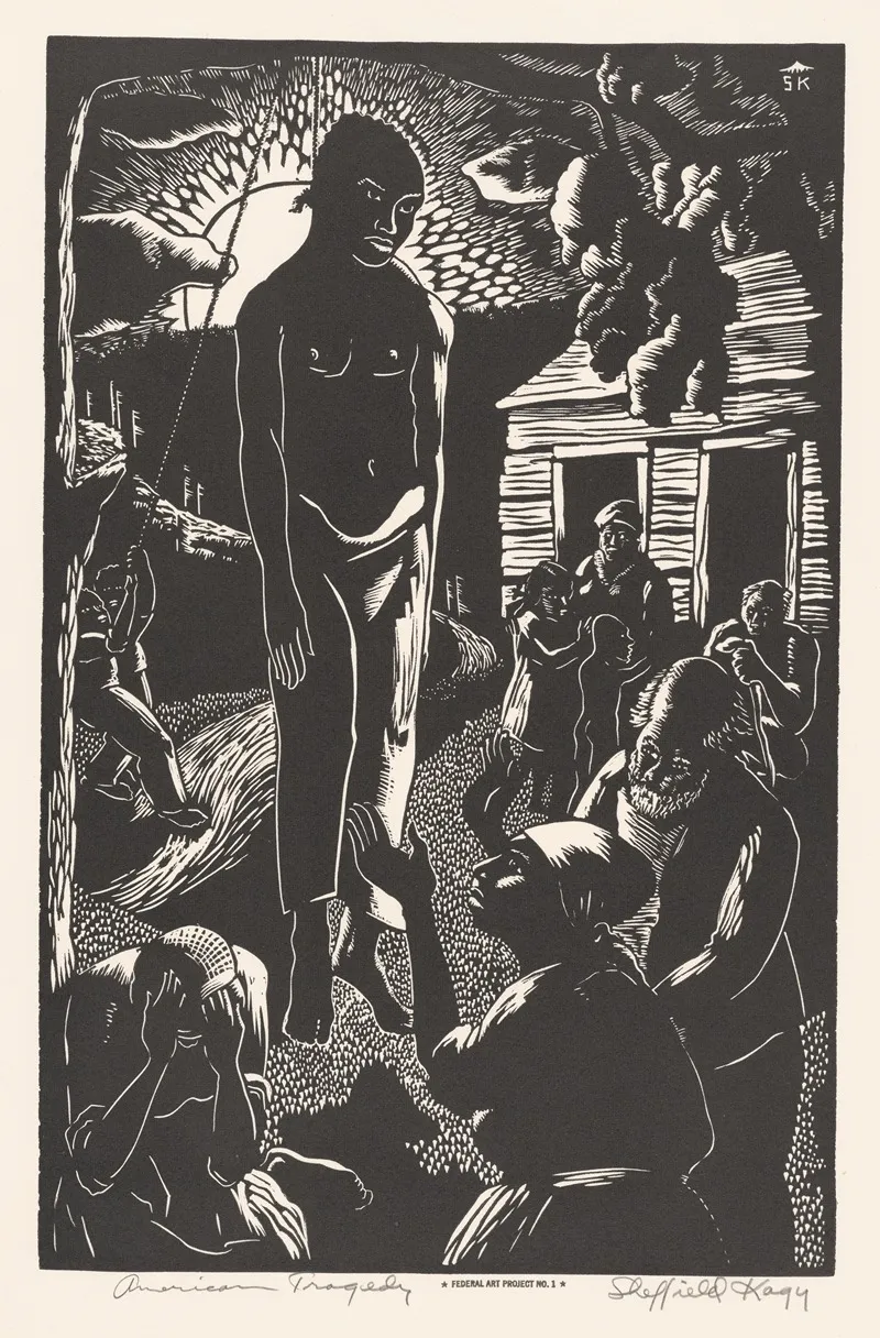 American Tragedy Wall Art by Sheffield Harold Kagy - High-Resolution Digital Print