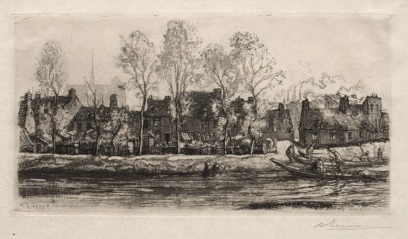 Amiens The Banks Of The Somme