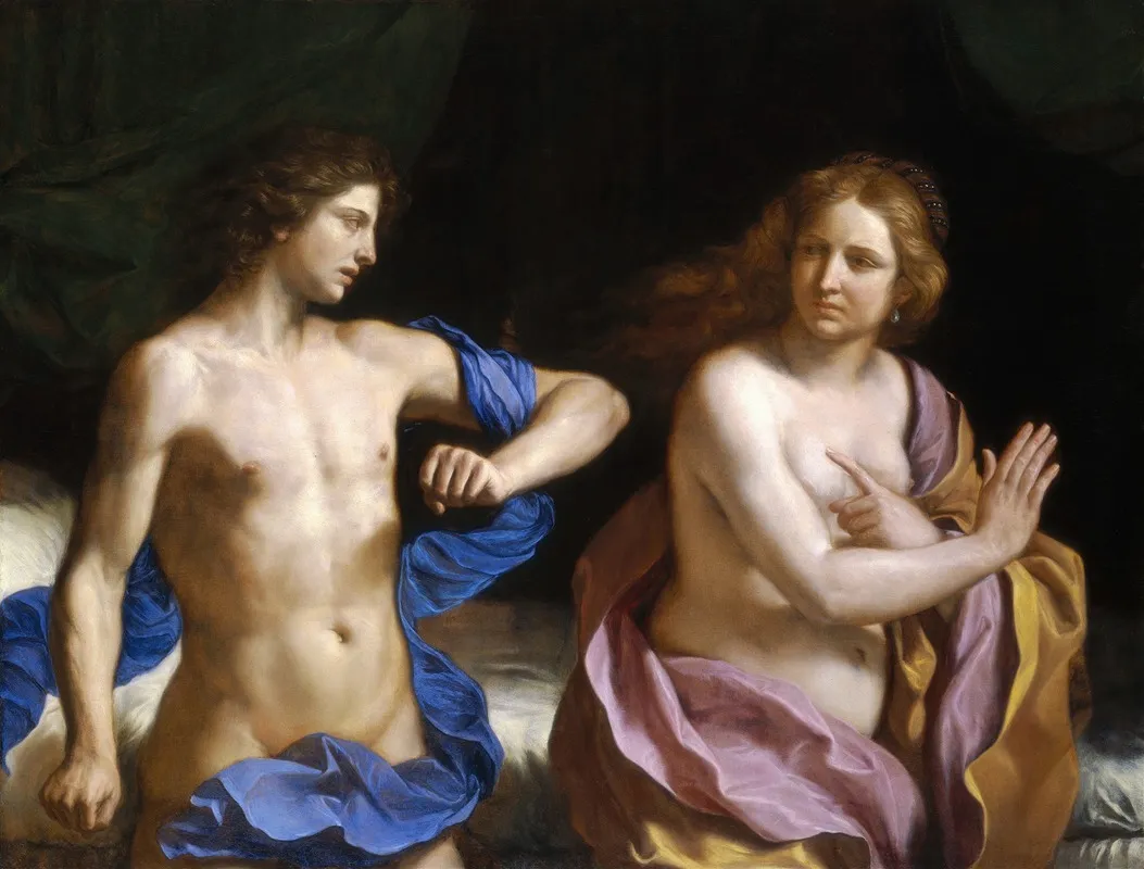 Amnon And Tamar Wall Art by Guercino - High-Resolution Digital Print