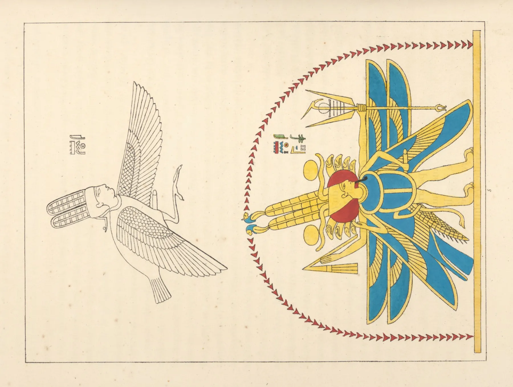 Amon Re Roi Des Dieux Wall Art by Léon-Jean-Joseph Dubois - High-Resolution Digital Print