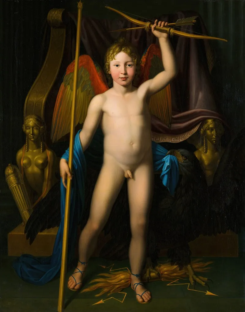 Amor Triumphant Wall Art by Friedrich Bury - High-Resolution Digital Print