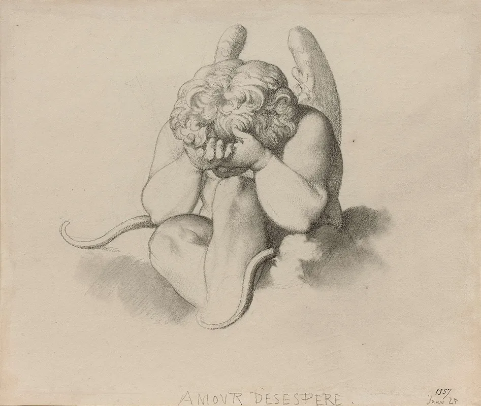 Amour Desespere Wall Art by Henri Lehmann - High-Resolution Digital Print