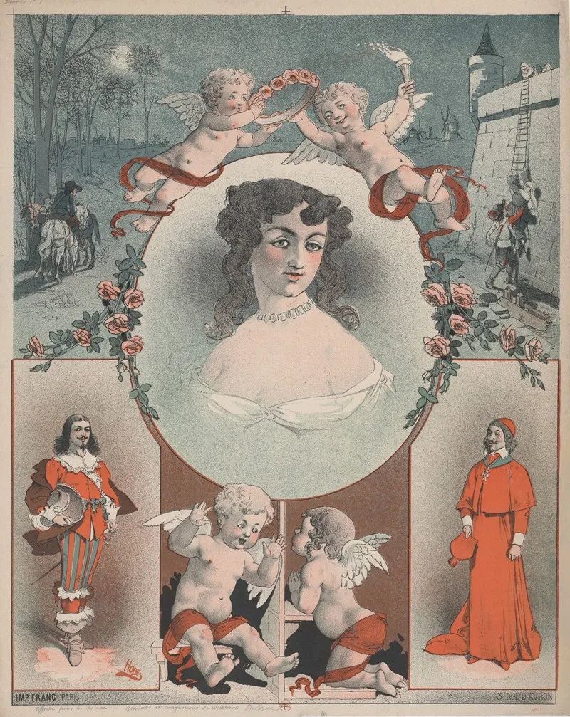 Amours Et Confessions De Marion Delorme Wall Art by Léon Choubrac - High-Resolution Digital Print