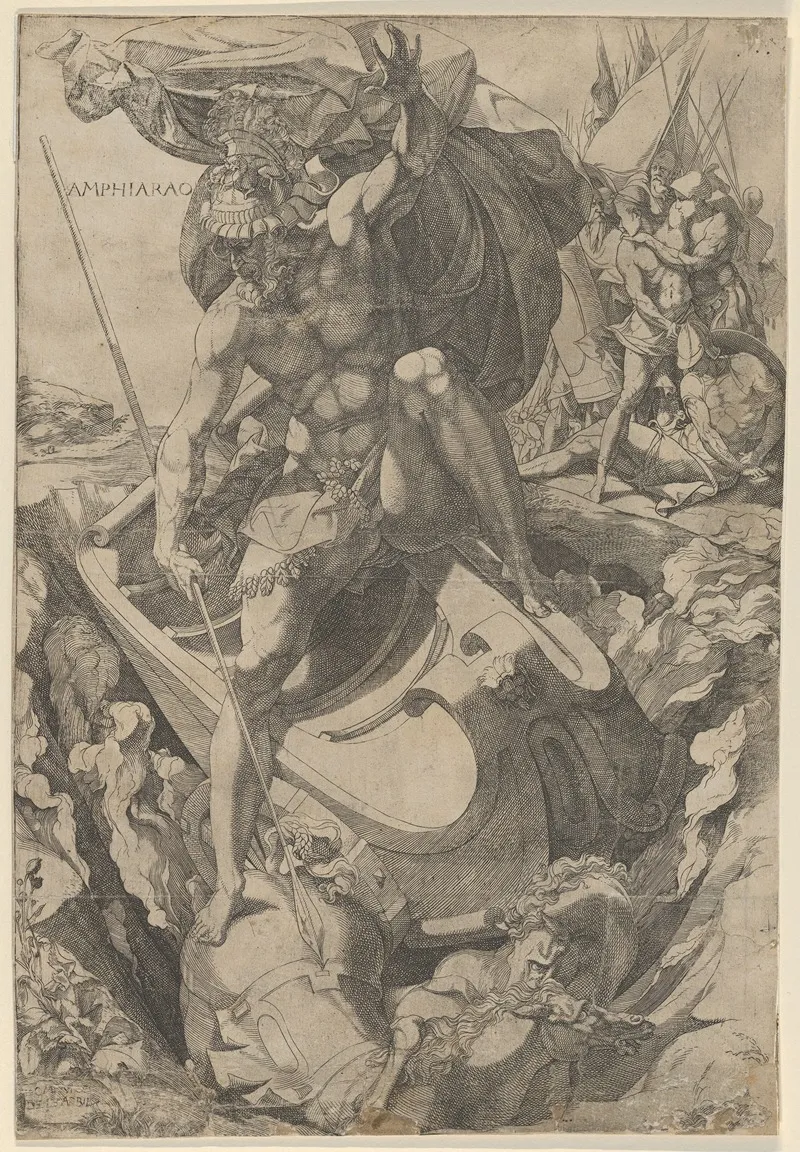 Amphiaraus Wall Art by Domenico del Barbiere - High-Resolution Digital Print