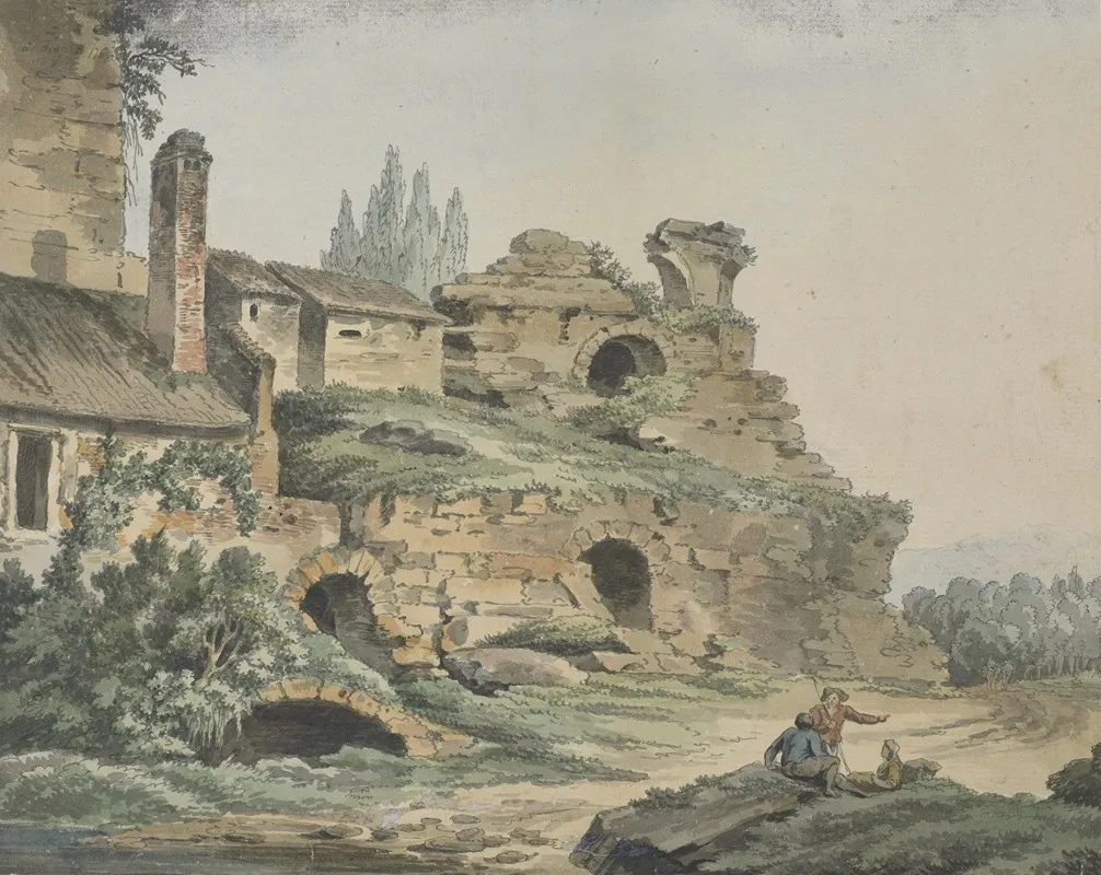 Amphitheatre Wall Art by Johann Gottlieb Hackert - High-Resolution Digital Print