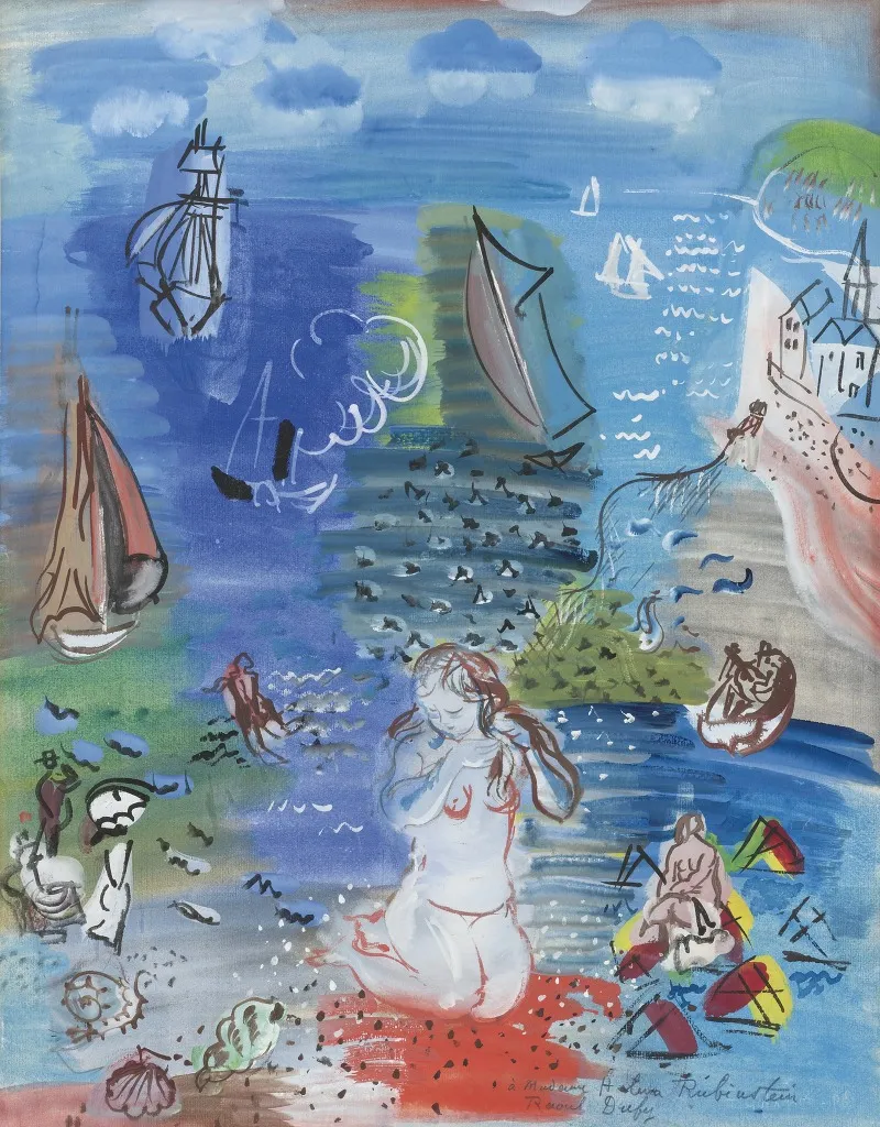 Amphitrite 5 Wall Art by Raoul Dufy - High-Resolution Digital Print