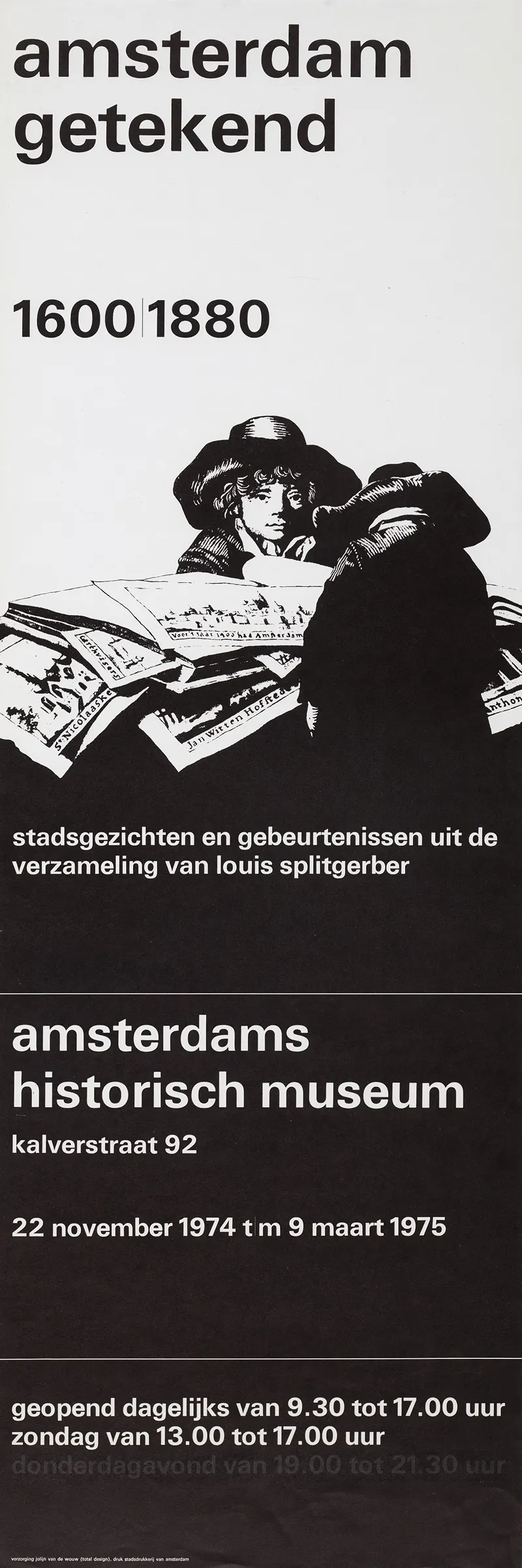 Amsterdam Getekend Wall Art by Jolijn van de Wouw - High-Resolution Digital Print