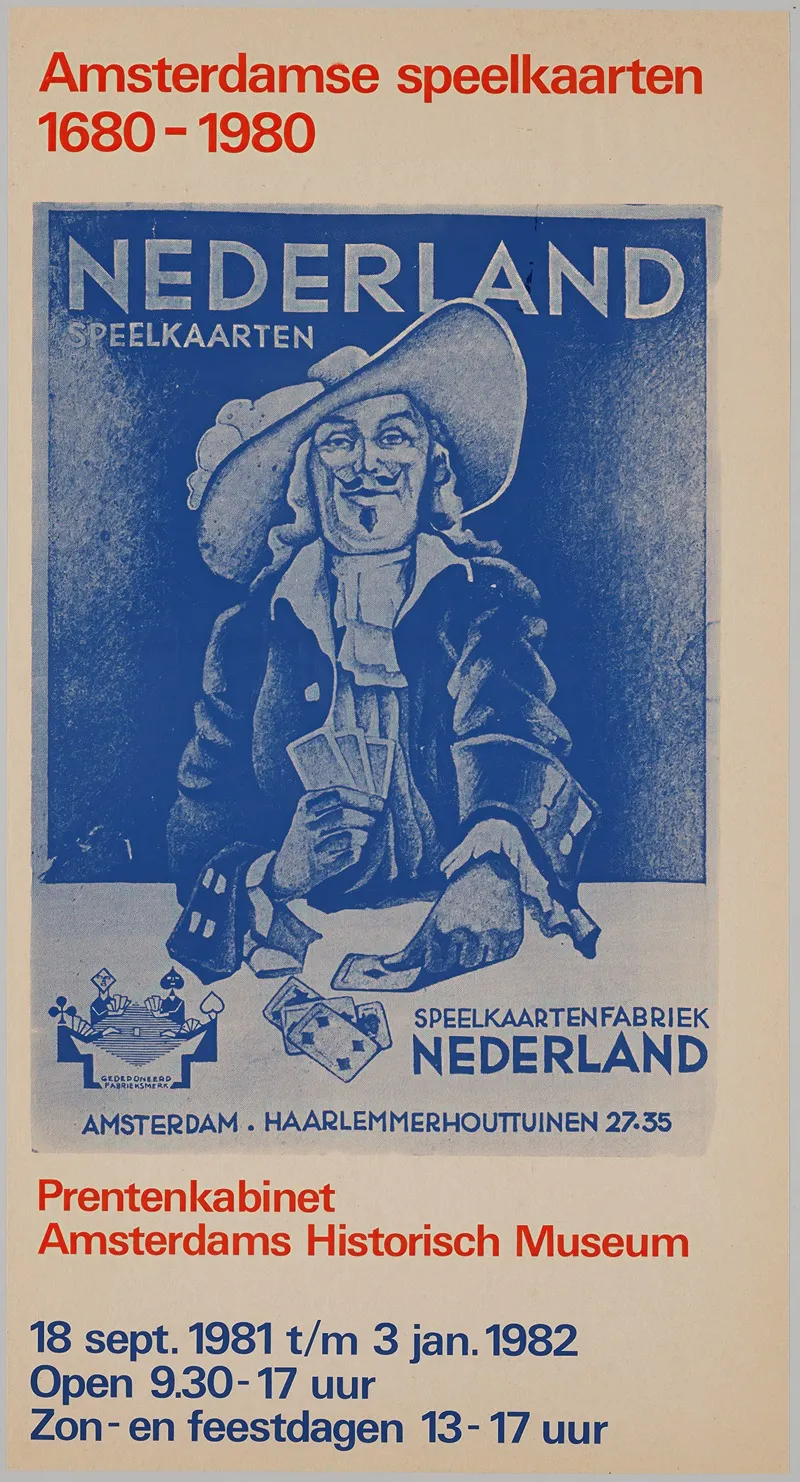 Amsterdamse Speelkaarten 1680 1980 Wall Art by Jolijn van de Wouw - High-Resolution Digital Print