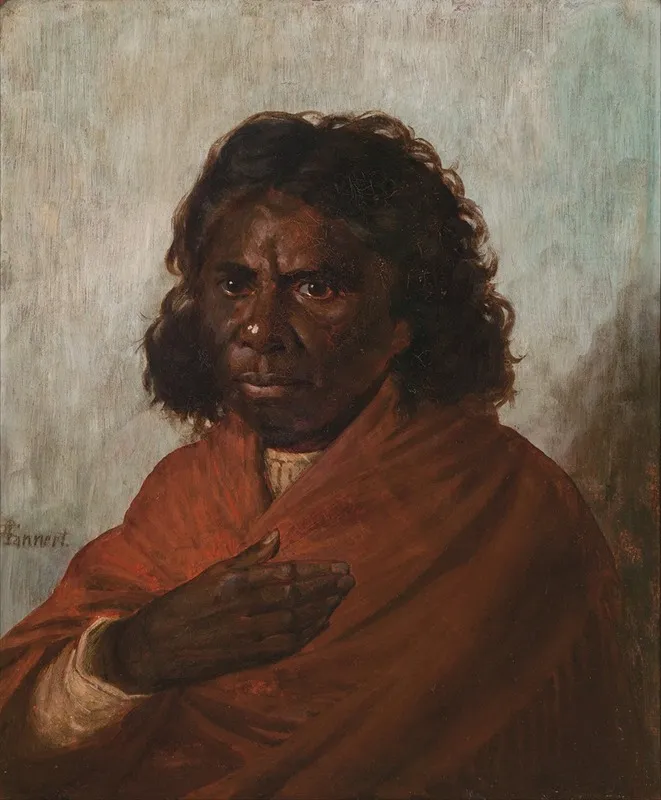 An Aboriginal Queen Wall Art by Louis Tannert - High-Resolution Digital Print