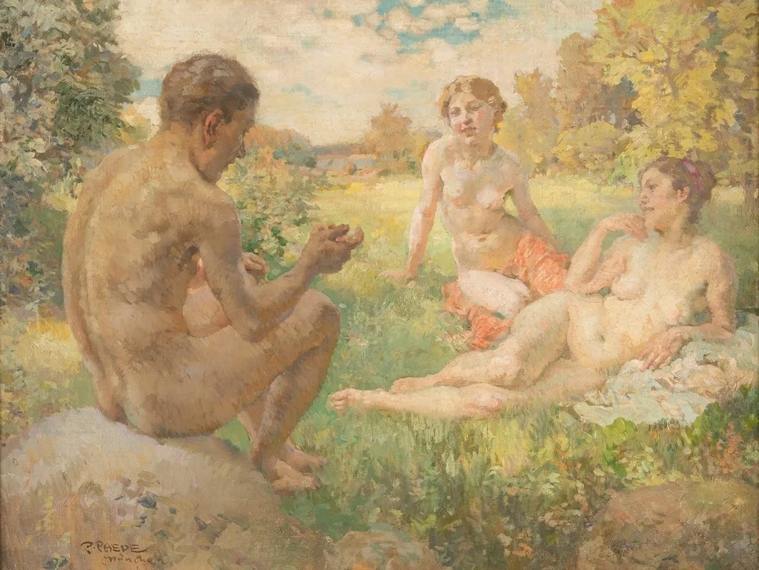 An Afternoon By The Lake Wall Art by Paul Paede - High-Resolution Digital Print