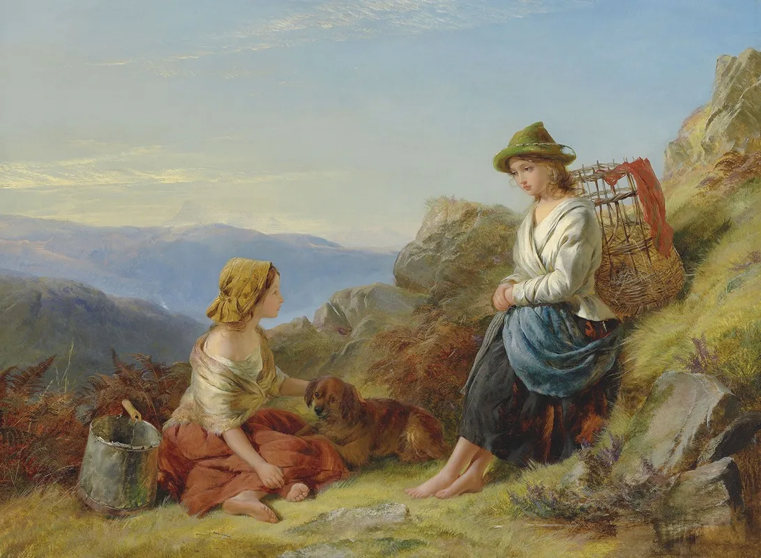 An Afternoon Rest Wall Art by Edward John Cobbett - High-Resolution Digital Print