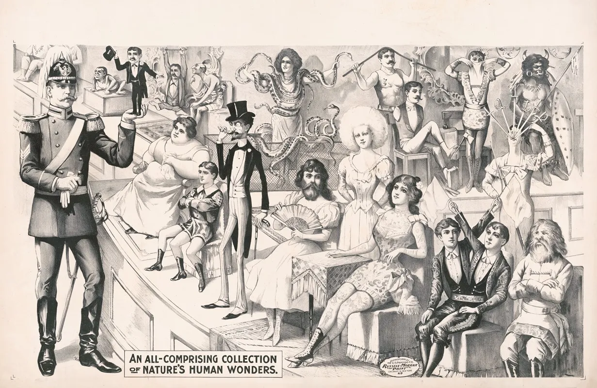 An All Compromising Collection Of Natures Human Wonders 2 Wall Art by Russell, Morgan &amp; Co. - High-Resolution Digital Print