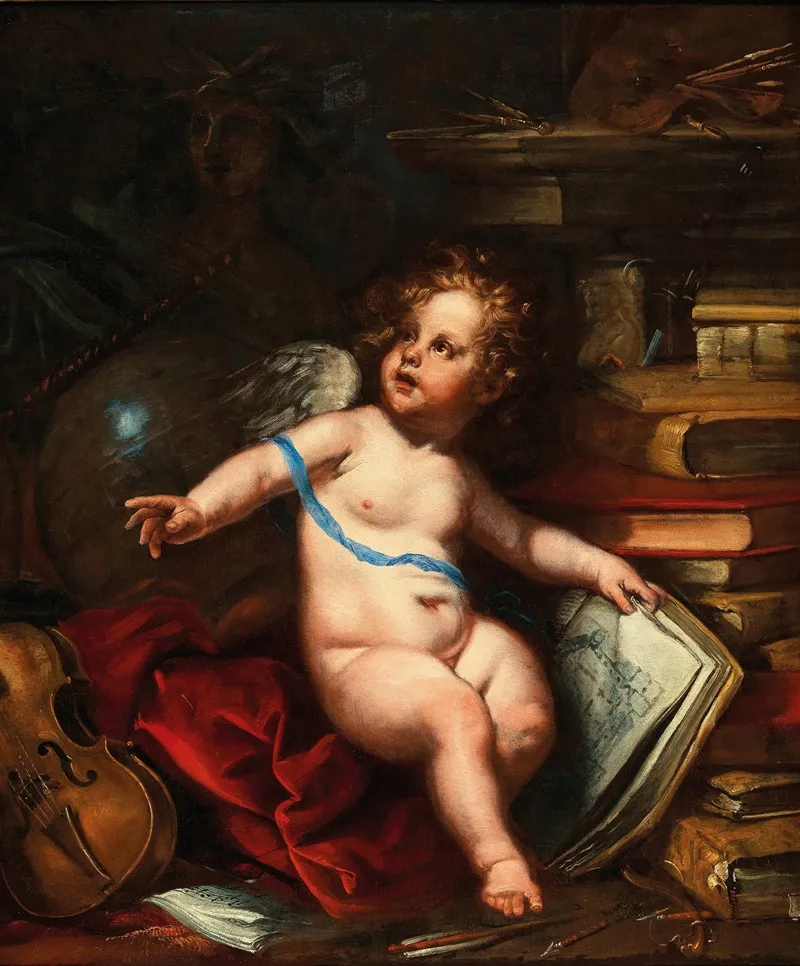 An Allegory Of The Arts Wall Art by Luigi Miradori - High-Resolution Digital Print