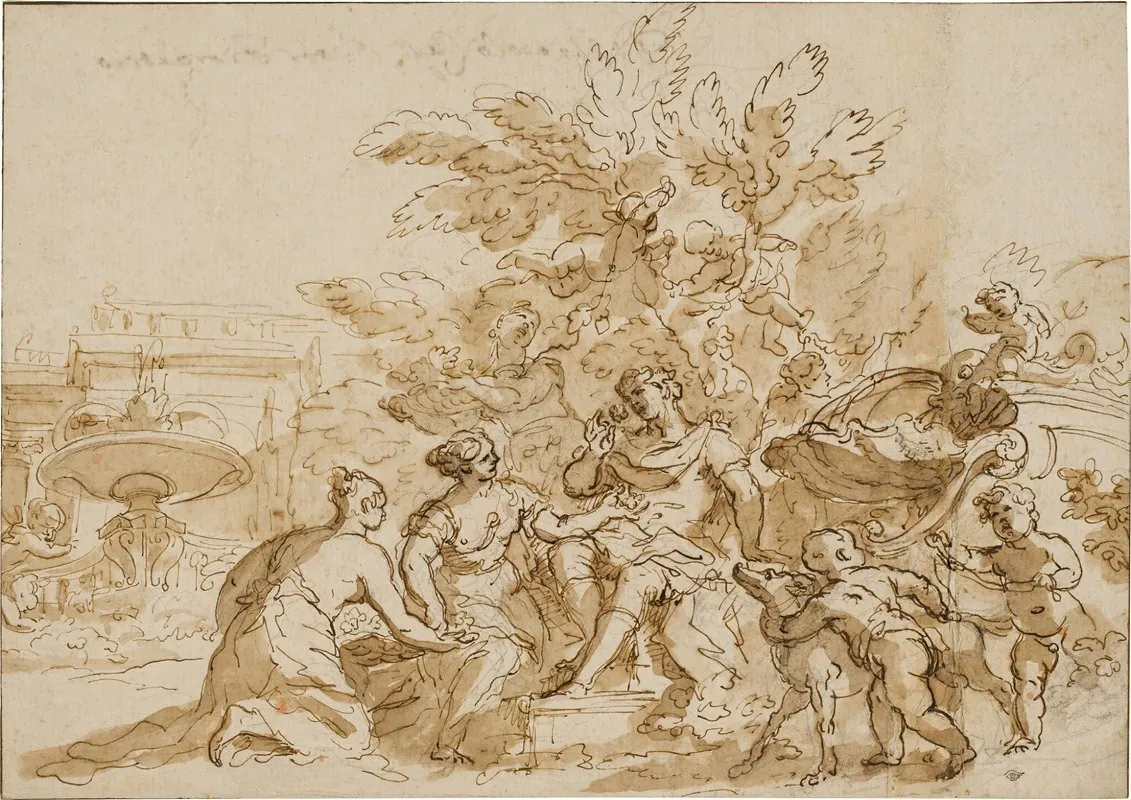 An Allegory Of The Sense Of Smell 2 Wall Art by Niccolò Lapi - High-Resolution Digital Print