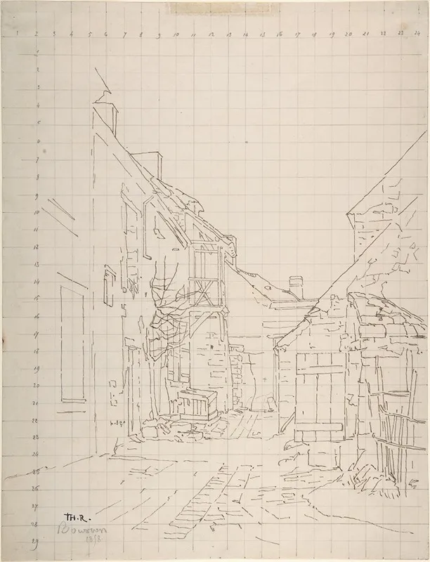 An Alleyway Between Houses