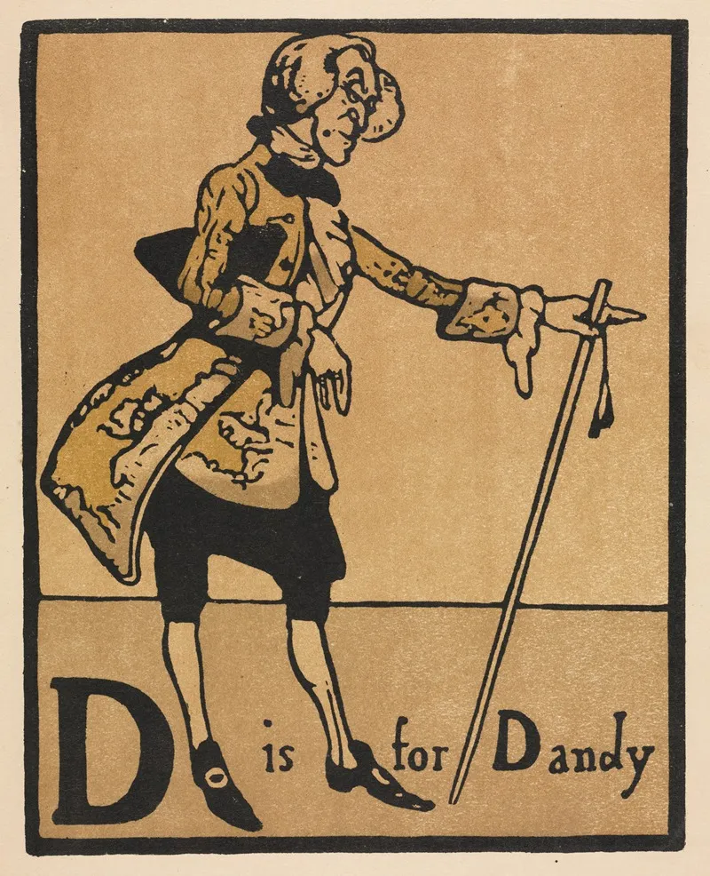 An Alphabet D Is For Dandy 1897