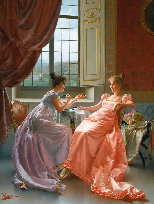 An Amusing Letter Wall Art by Vittorio Reggianini - High-Resolution Digital Print