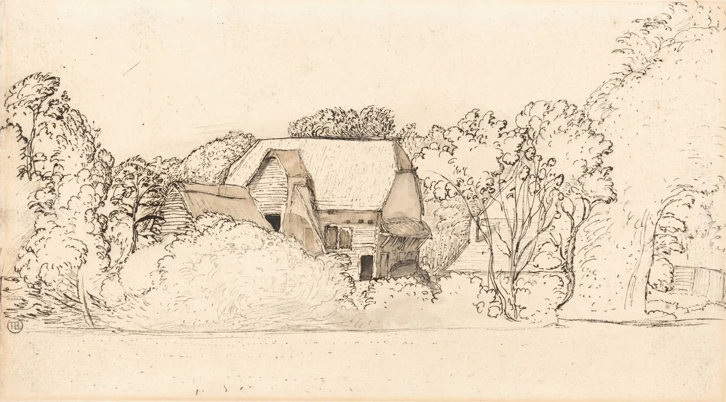 An Ancient Barn At Shoreham