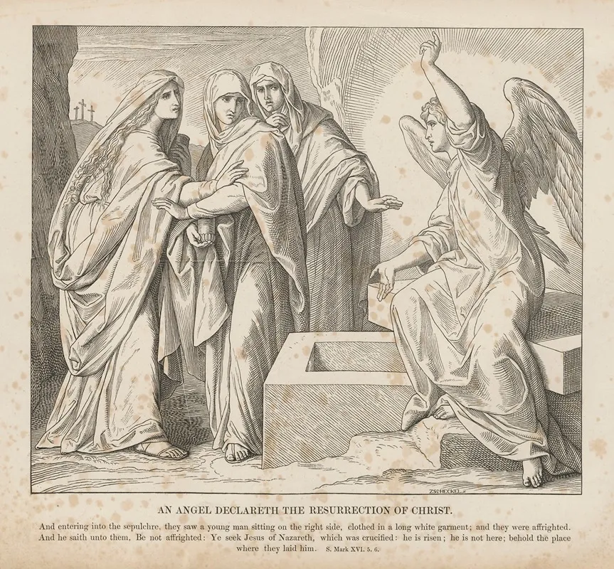An Angel Declareth The Resurrection Of Christ