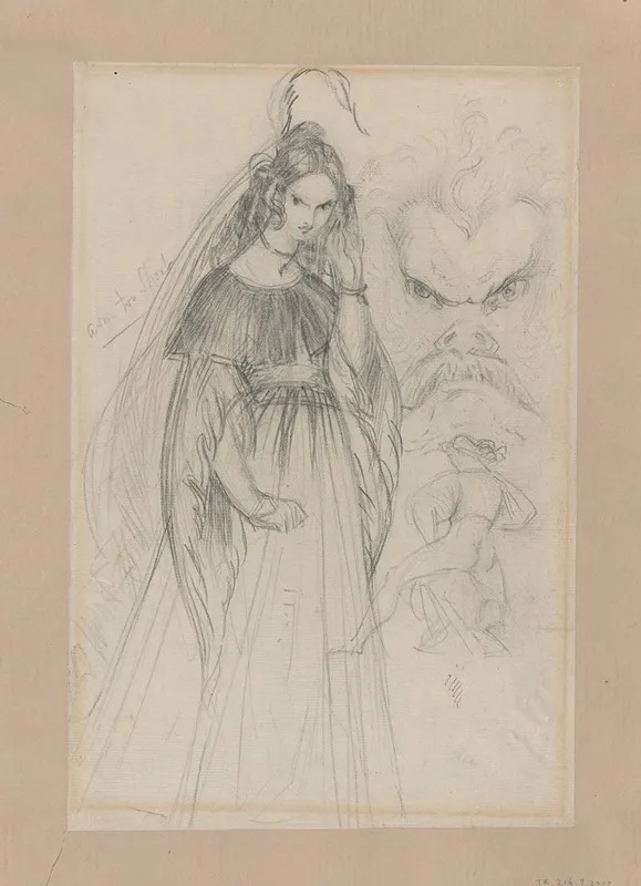 An Angel Descending Stairs