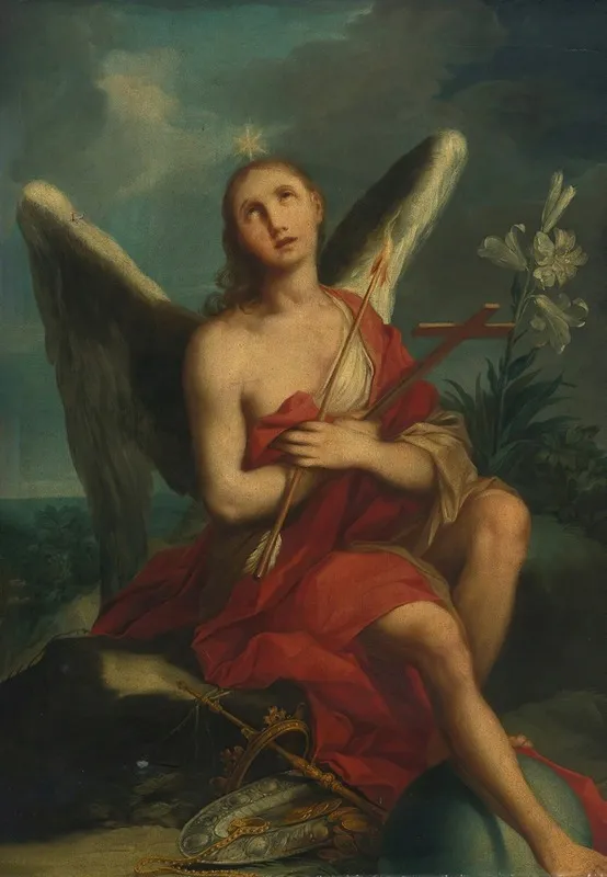 An Angel Wall Art by Circle Of Ignaz Stern - High-Resolution Digital Print