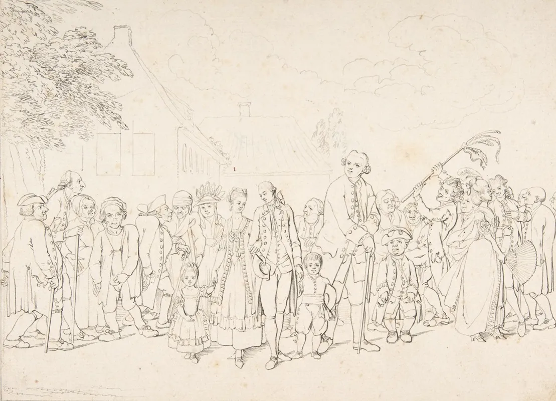 An Aristocratic Family Visiting Paupers