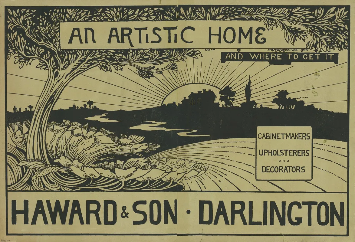 An Artistic Home And Where To Get It Wall Art by Sidney Haward - High-Resolution Digital Print