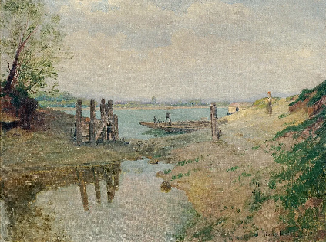 An Der Donau Bei Greifenstein Wall Art by Franz Horst - High-Resolution Digital Print