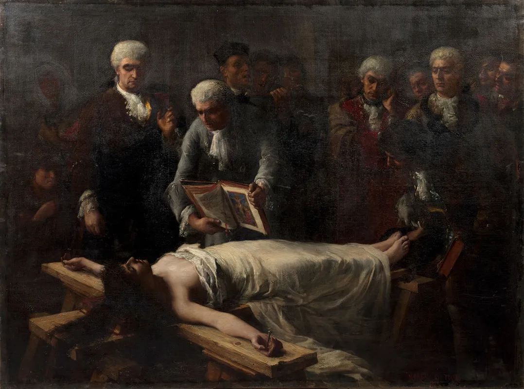 An Ecstatic In The 18th Century Ordeal Of The Crucifixion