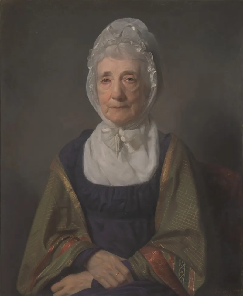 An Elderly Woman Wall Art by Archibald Skirving - High-Resolution Digital Print