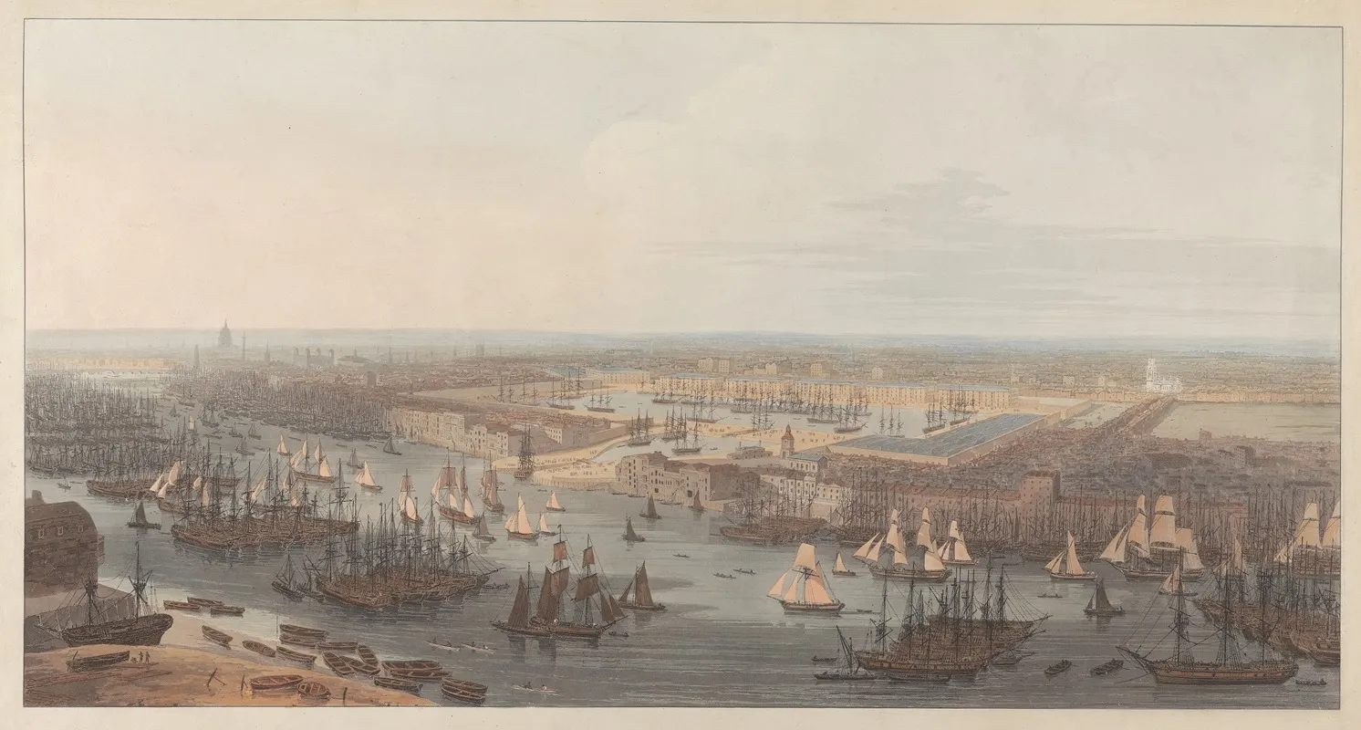 An Elevated View Of The New Dock In Wapping 2
