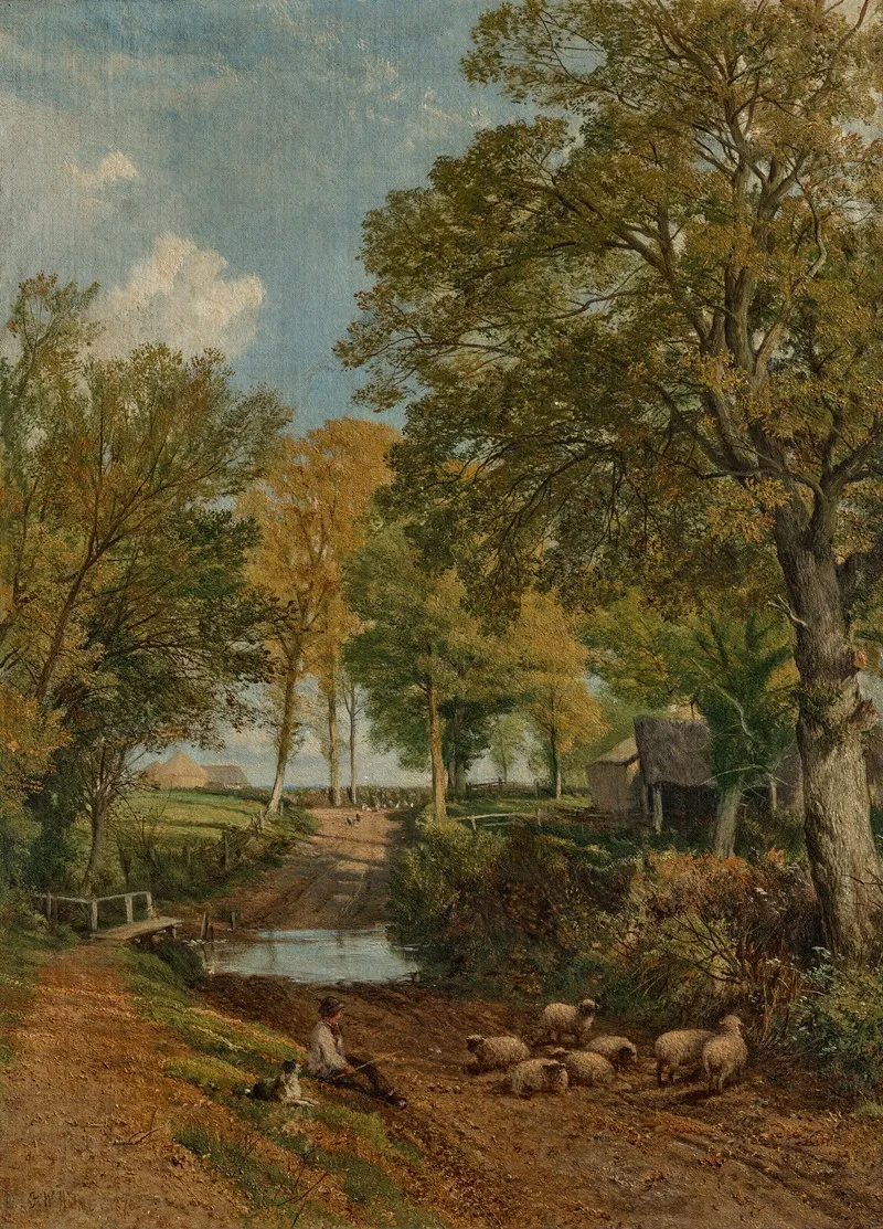 An English Landscape 2 Wall Art by Frederick William Hulme - High-Resolution Digital Print