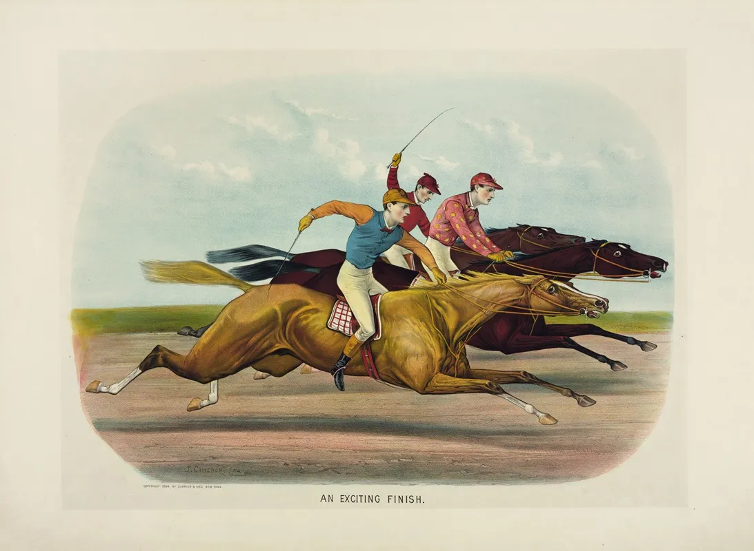 An Exciting Finish Wall Art by John Cameron - High-Resolution Digital Print