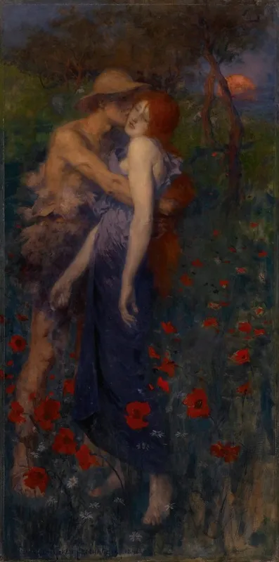 An Idyll 3 Wall Art by Maurice Greiffenhagen - High-Resolution Digital Print