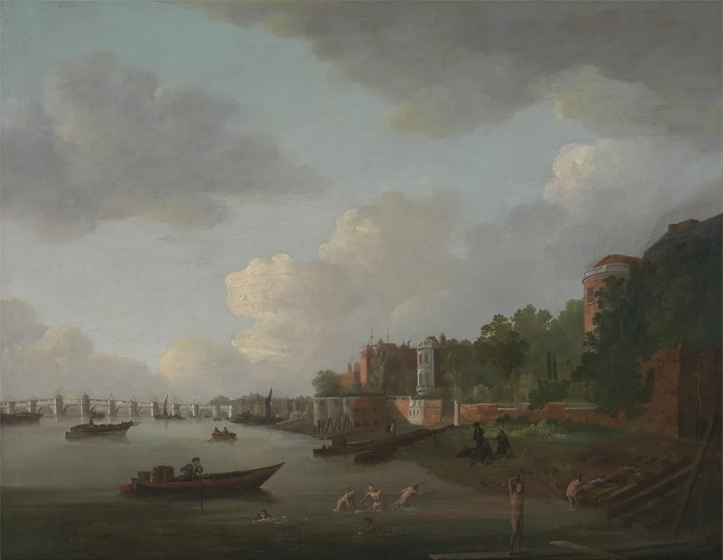 An Imaginary View Of Westminster Bridge Wall Art by Adrien Leprieur - High-Resolution Digital Print