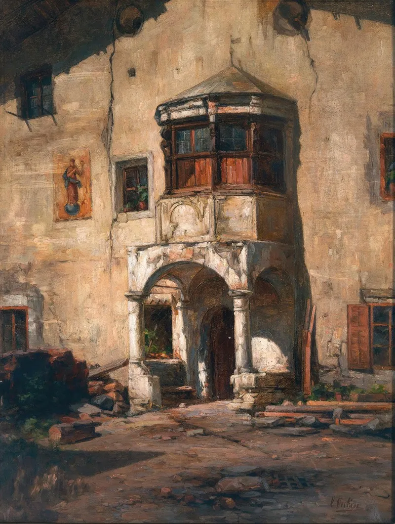 An Inner Courtyard In The South