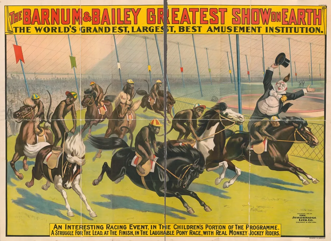 An Interesting Racing Event With Real Monkey Jockey Riders