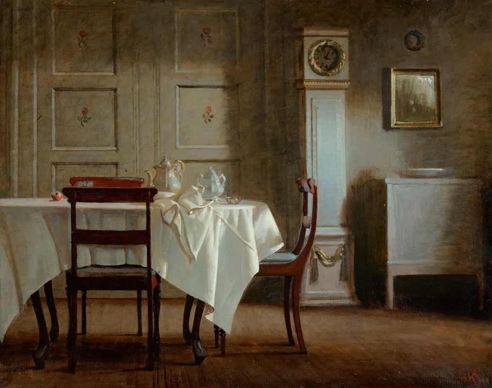 An Interior 4 Wall Art by Knud Sinding - High-Resolution Digital Print