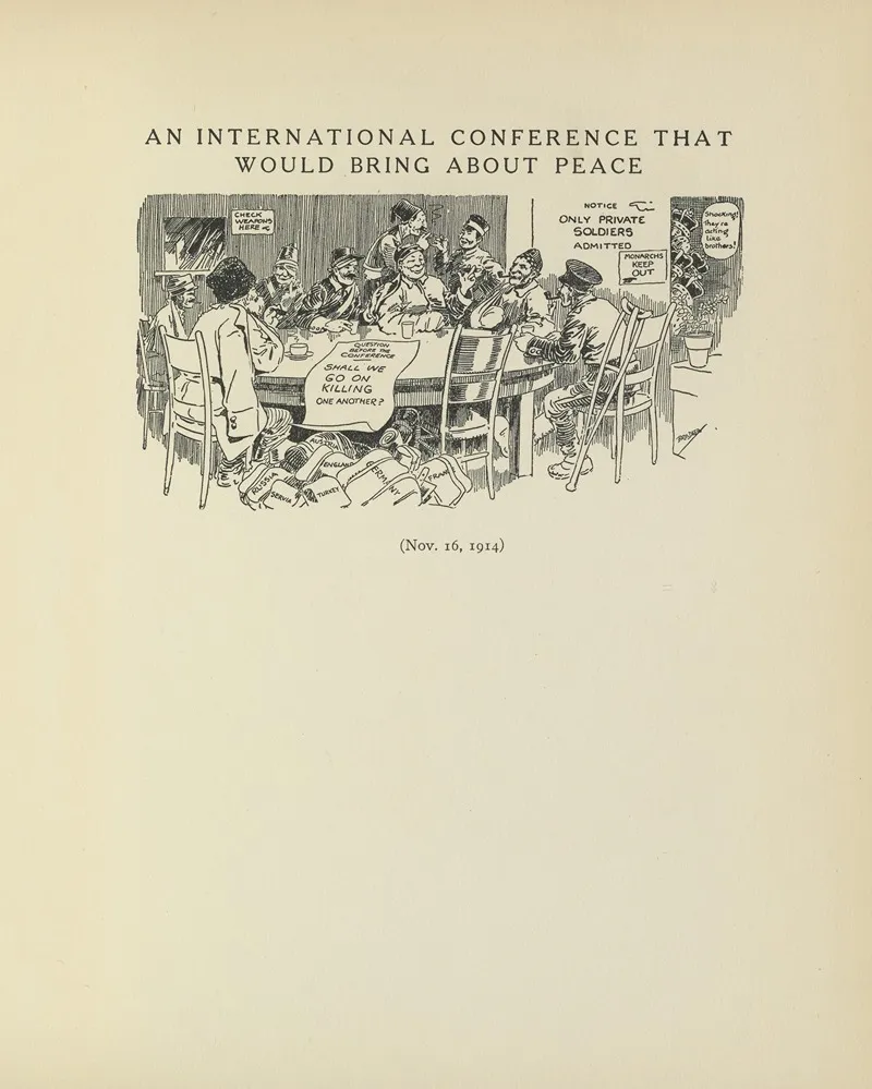 An International Conference That Would Bring About Peace
