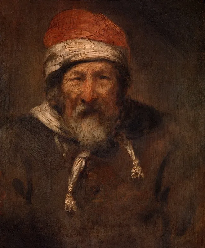 An Old Man 3 Wall Art by Abraham Van Dijck - High-Resolution Digital Print