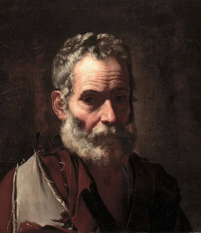An Old Man Wall Art by Jusepe de Ribera - High-Resolution Digital Print
