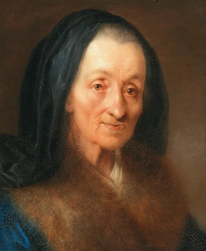 An Old Woman 2 Wall Art by Christian Seybold - High-Resolution Digital Print