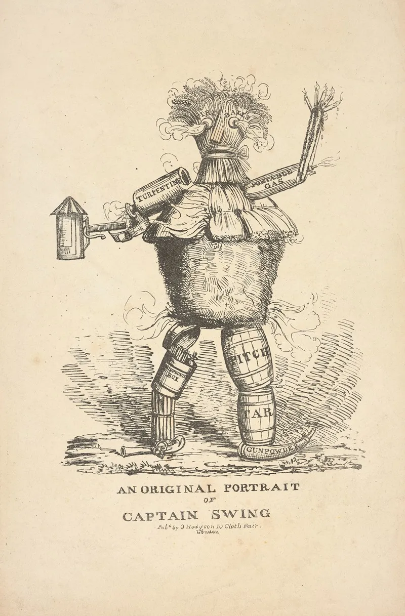 An Original Portrait Of Captain Swing