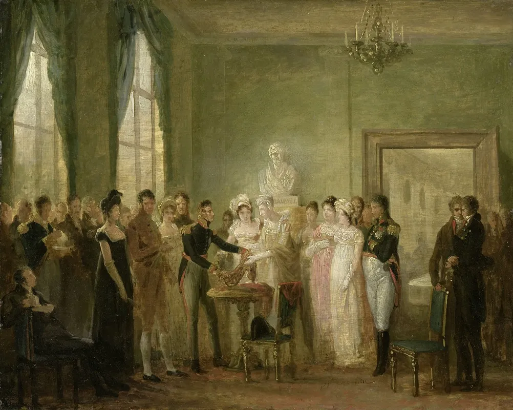 An Unidentified Historical Subject Wall Art by Mattheus Ignatius van Bree - High-Resolution Digital Print