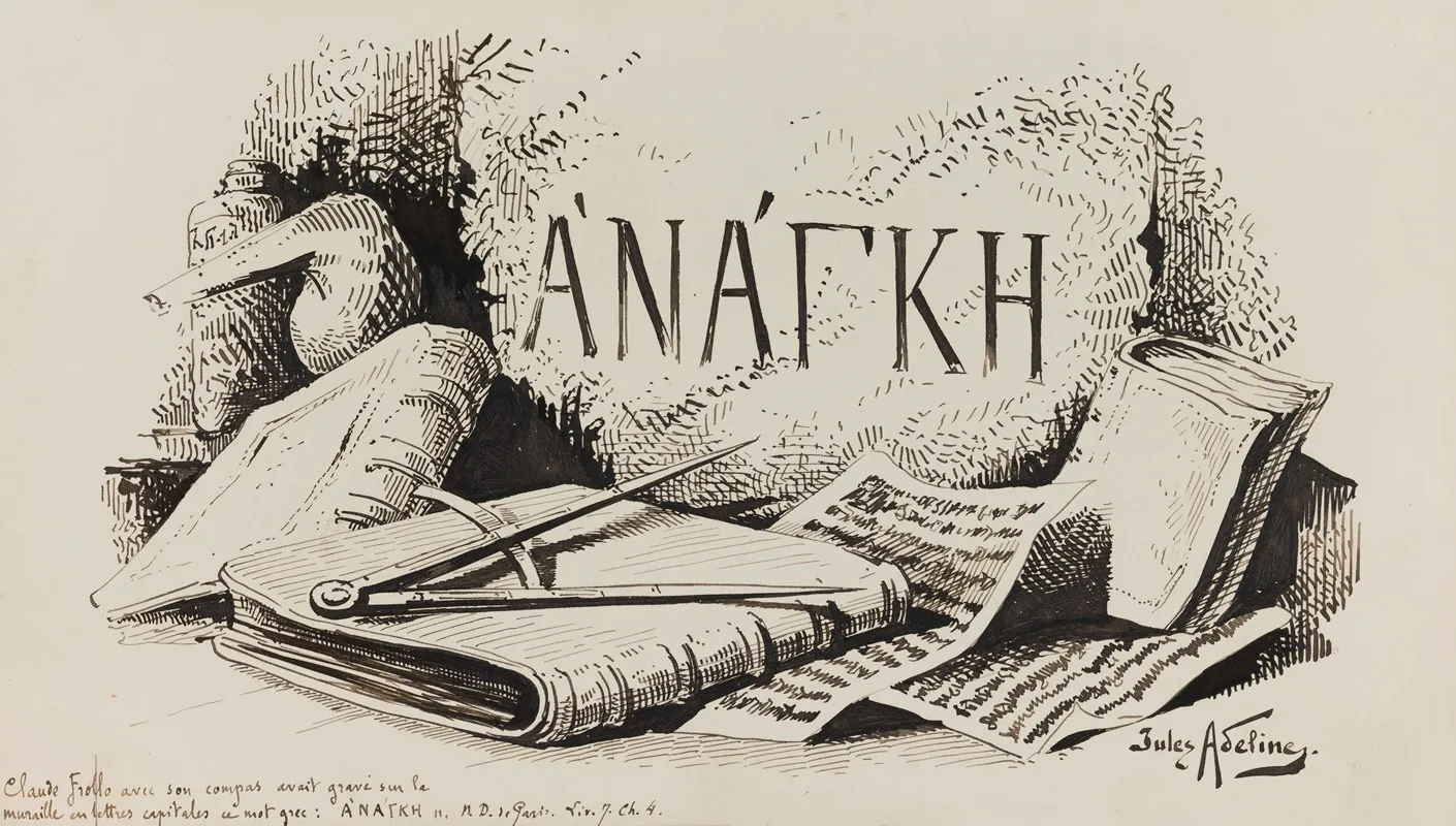 Ananke 3 Wall Art by Jules Adeline - High-Resolution Digital Print