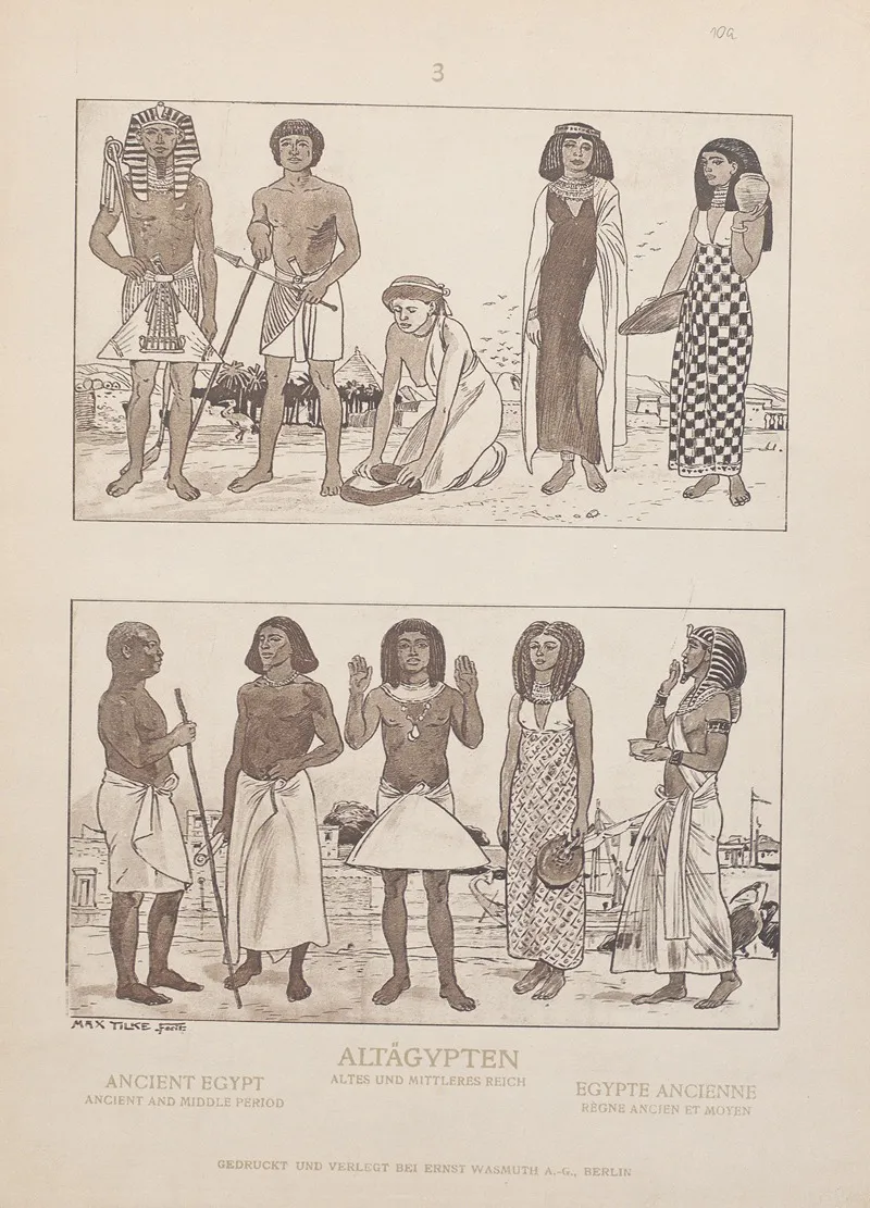 Ancient Egypt Ancient And Middle Period Wall Art by Adolf Rosenberg - High-Resolution Digital Print