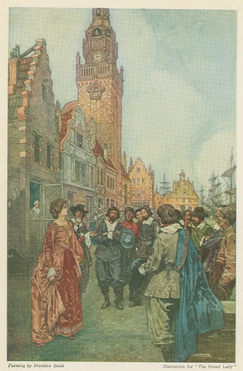 And He Who Bringeth Me Home The Best With That Man Will I Wed Wall Art by Franklin Booth - High-Resolution Digital Print