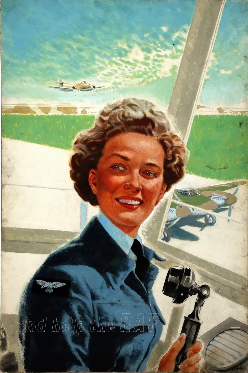 And Help The Raf Wall Art by William Little - High-Resolution Digital Print