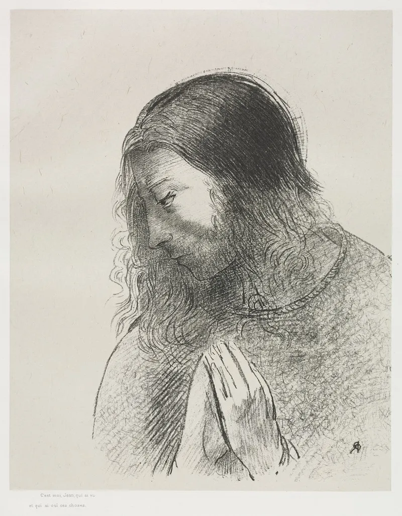 And I John Saw These Things And Heard Them Wall Art by Odilon Redon - High-Resolution Digital Print